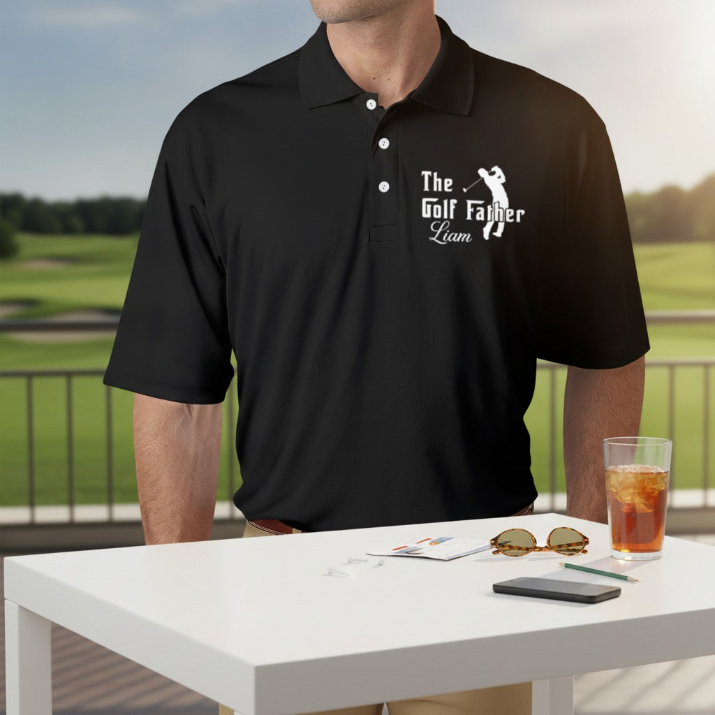 Custom Name The Golf Father Polo Shirt 8JR8Q