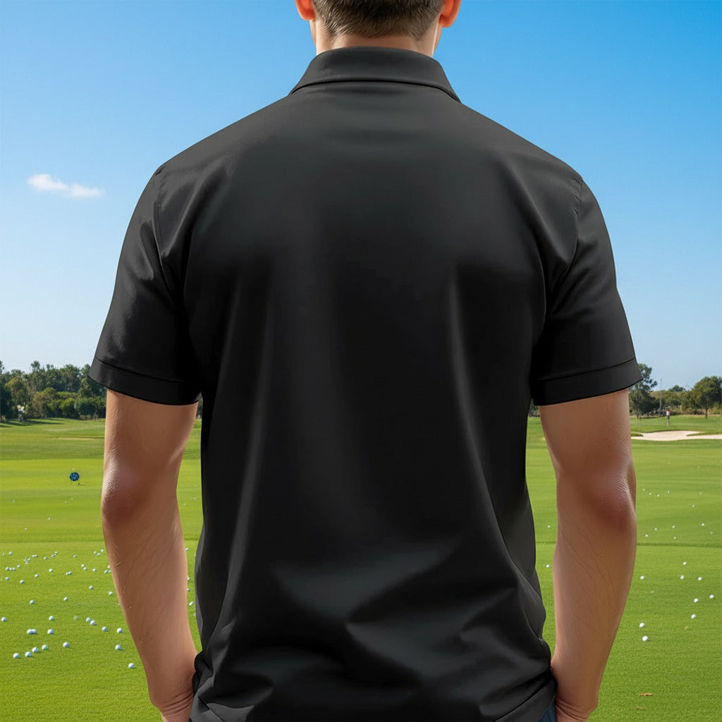Custom Name With Golf Icon Polo Shirt QJ2ZK
