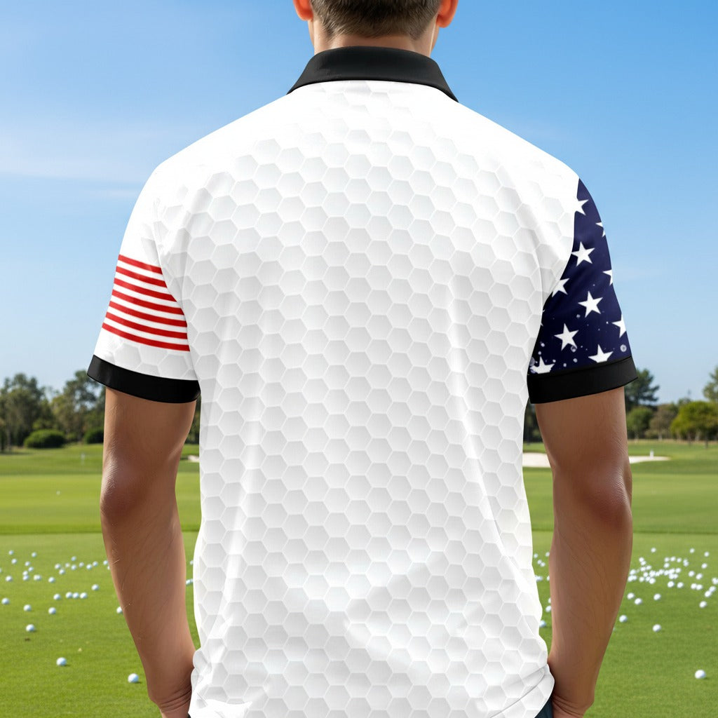 Custom Photo Polo Shirt For Golfer BXGDT