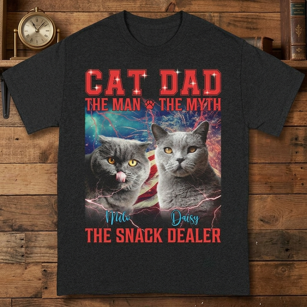 Personalized Photo The Man The Myth The Snack Dealer Pet Shirt TA29 890389