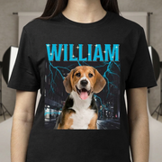 Personalized Photo Retro Vintage Dog Portrait Shirt DA199 889681