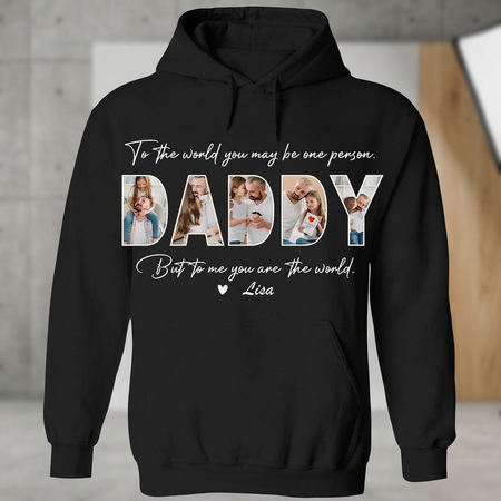 Custom Dad Hoodie — Personalized Sweatshirt for Dad YUQ59