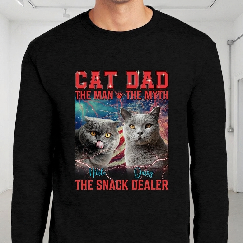 Personalized Photo The Man The Myth The Snack Dealer Pet Shirt TA29 890389