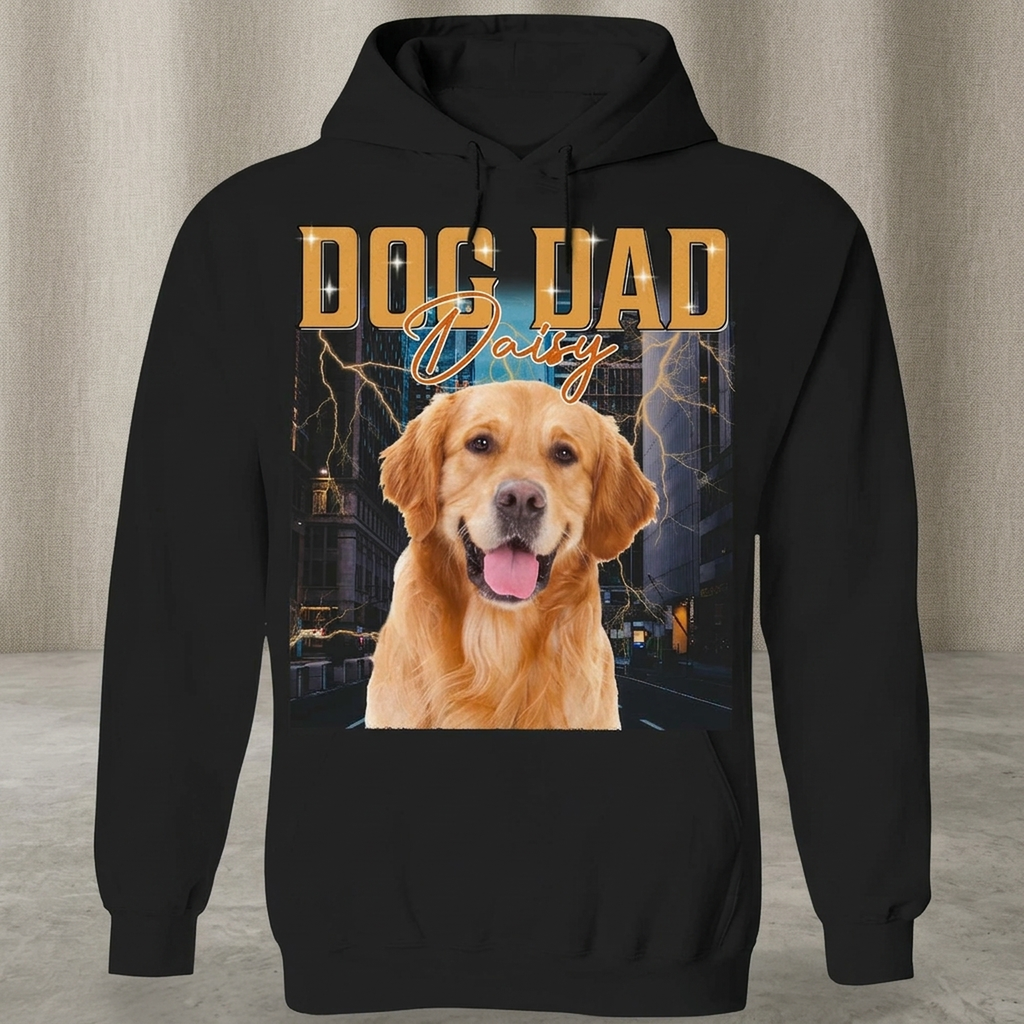 Personalized Photo Retro Vintage Dog Portrait Shirt DA199 889681