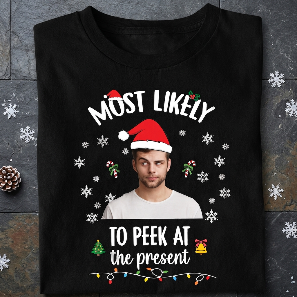 Custom Photo Santa Christmas Matching Family Shirt HO82 900410