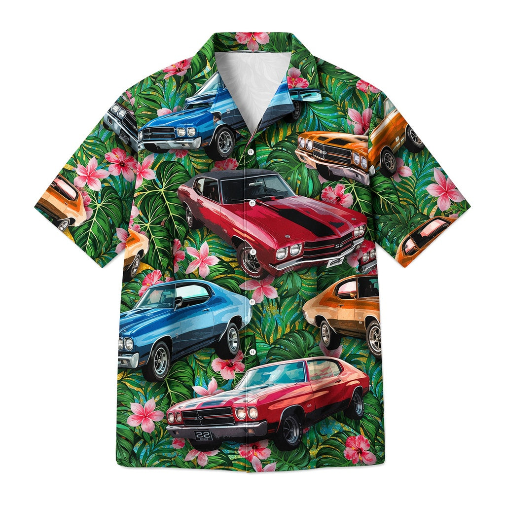 Custom Photo Upload Hawaii Shirt Oil Painting Art NDDOB