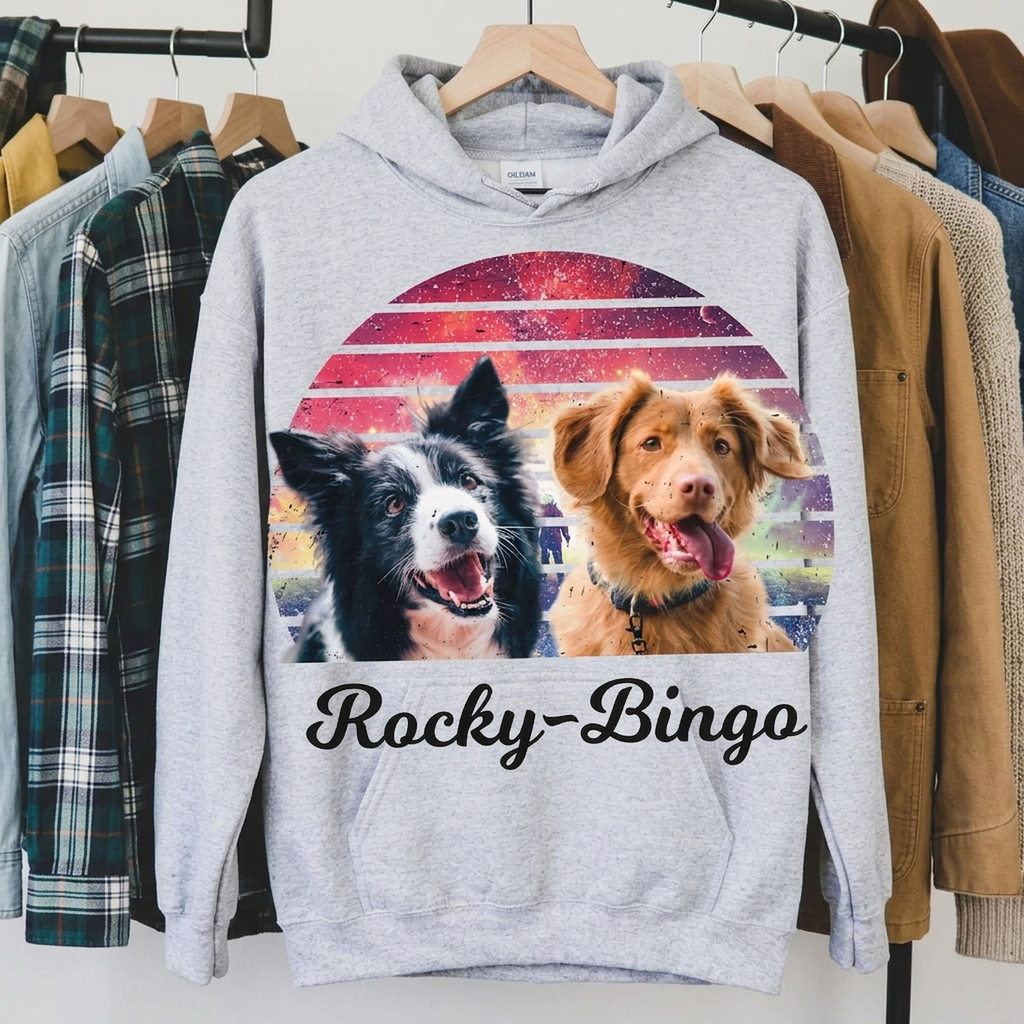 Dog Cat Vintage Retro Photo Shirt Personalized Custom Photo Dog Cat Pet Bright Shirt TA29 890881