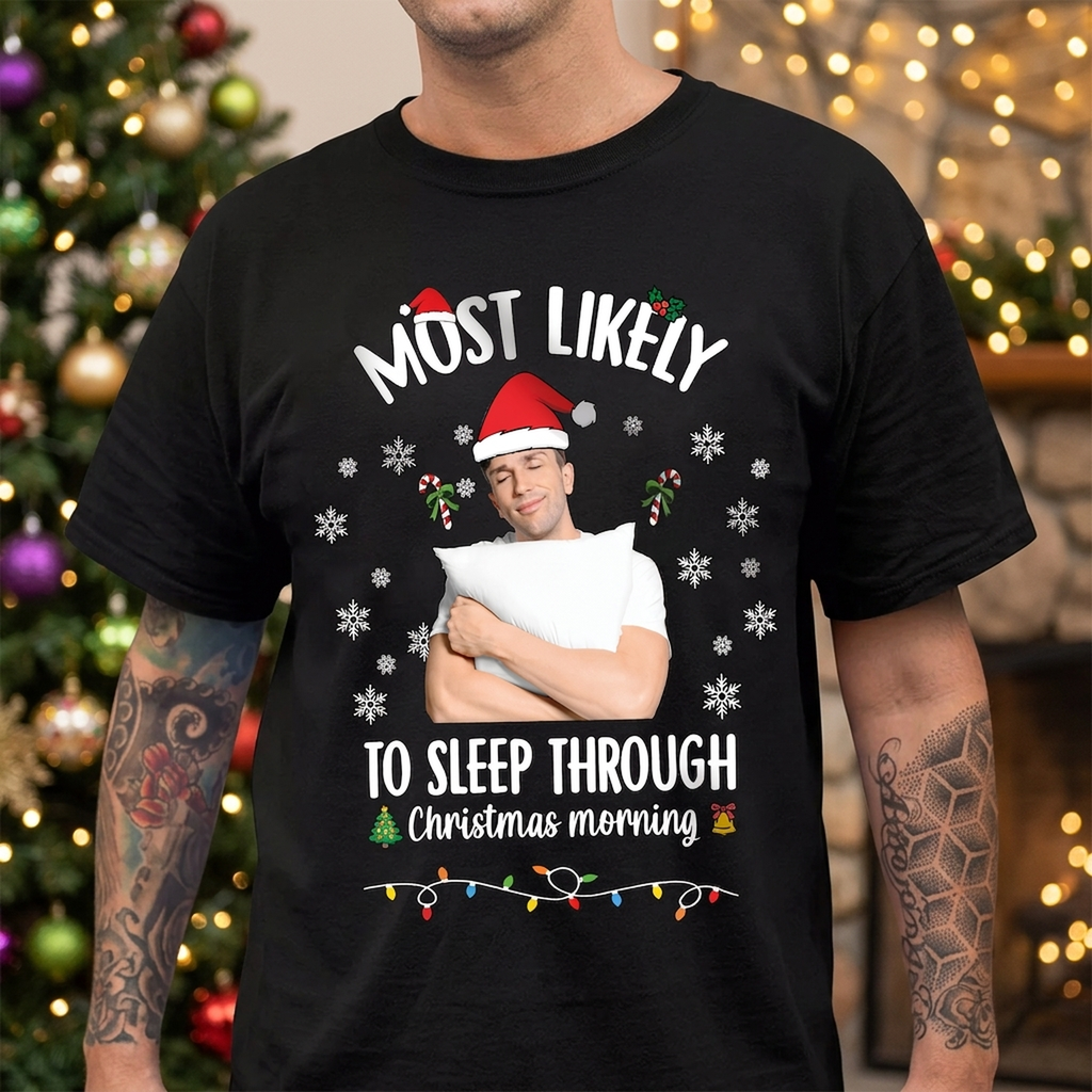 Custom Photo Santa Christmas Matching Family Shirt HO82 900410