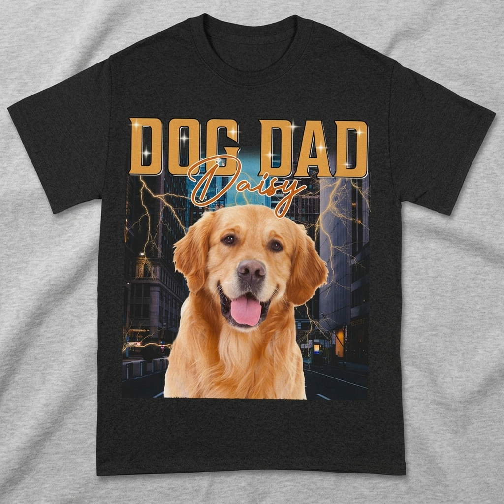 Personalized Photo Retro Vintage Dog Portrait Shirt DA199 889681