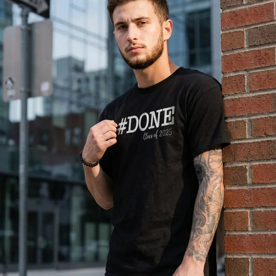 Custom Done Class 2026 T-Shirt — Custom Gift N8RR5