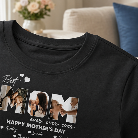 Custom This Grandpa Belongs Us Dark T-Shirt — Gift for Dad P2NDG