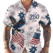 Custom America 250 Polo Shirt — Patriotic Gift SHSMH