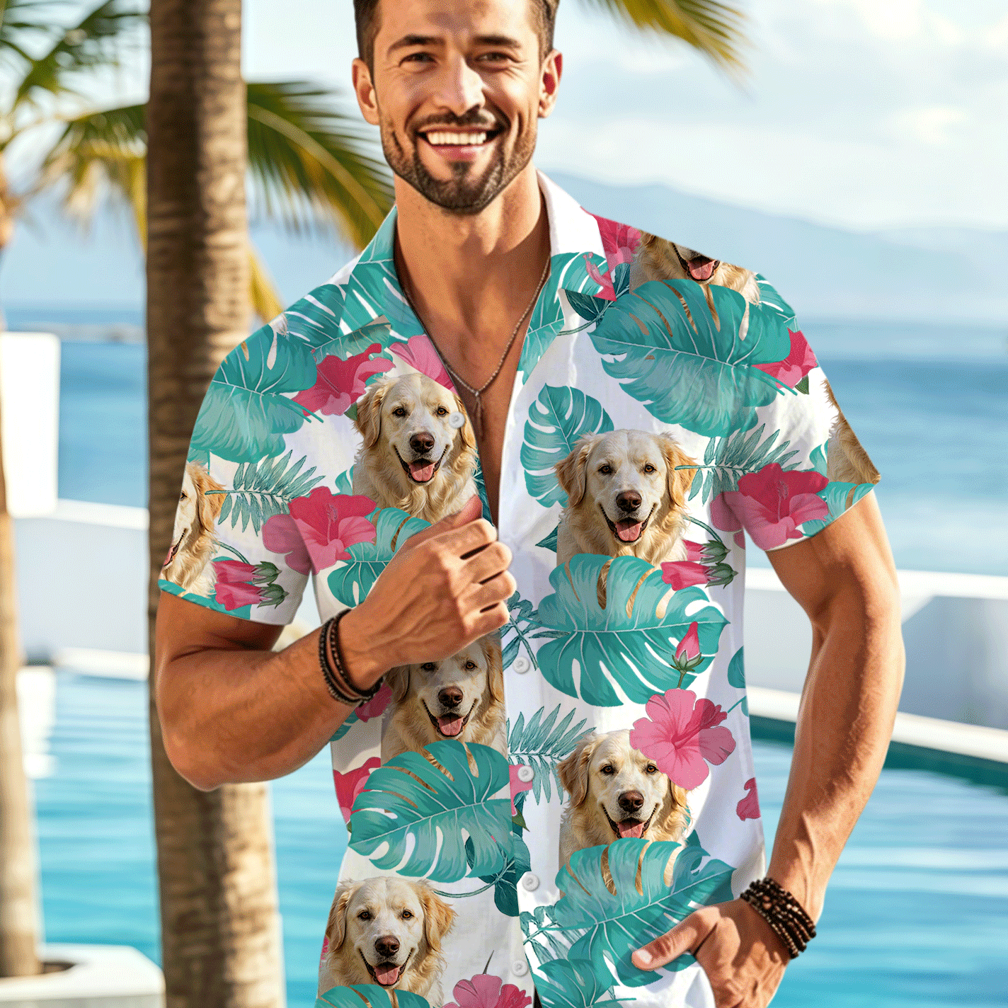 Custom Paradise Goldmonkey Hawaiian Shirt — Custom Gift RDEXH