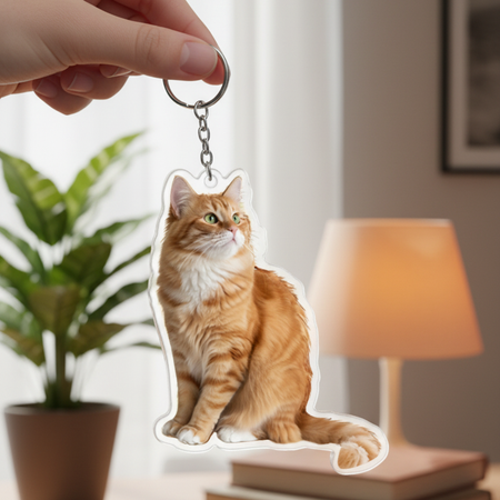 Custom Pet Carry Wherever You Go Keychain — Gift for Pet Lovers JVUBJ