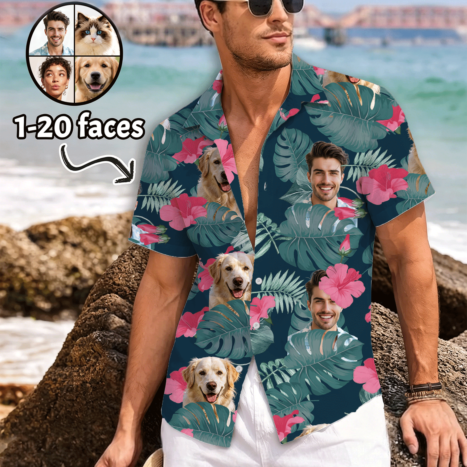 Custom Goldmonkey Island Hawaiian Shirt — Custom Gift 2QQAR