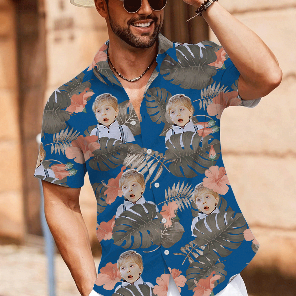 Custom Family Parent Child Hawaiian Shirt — Family Gift HCBG7