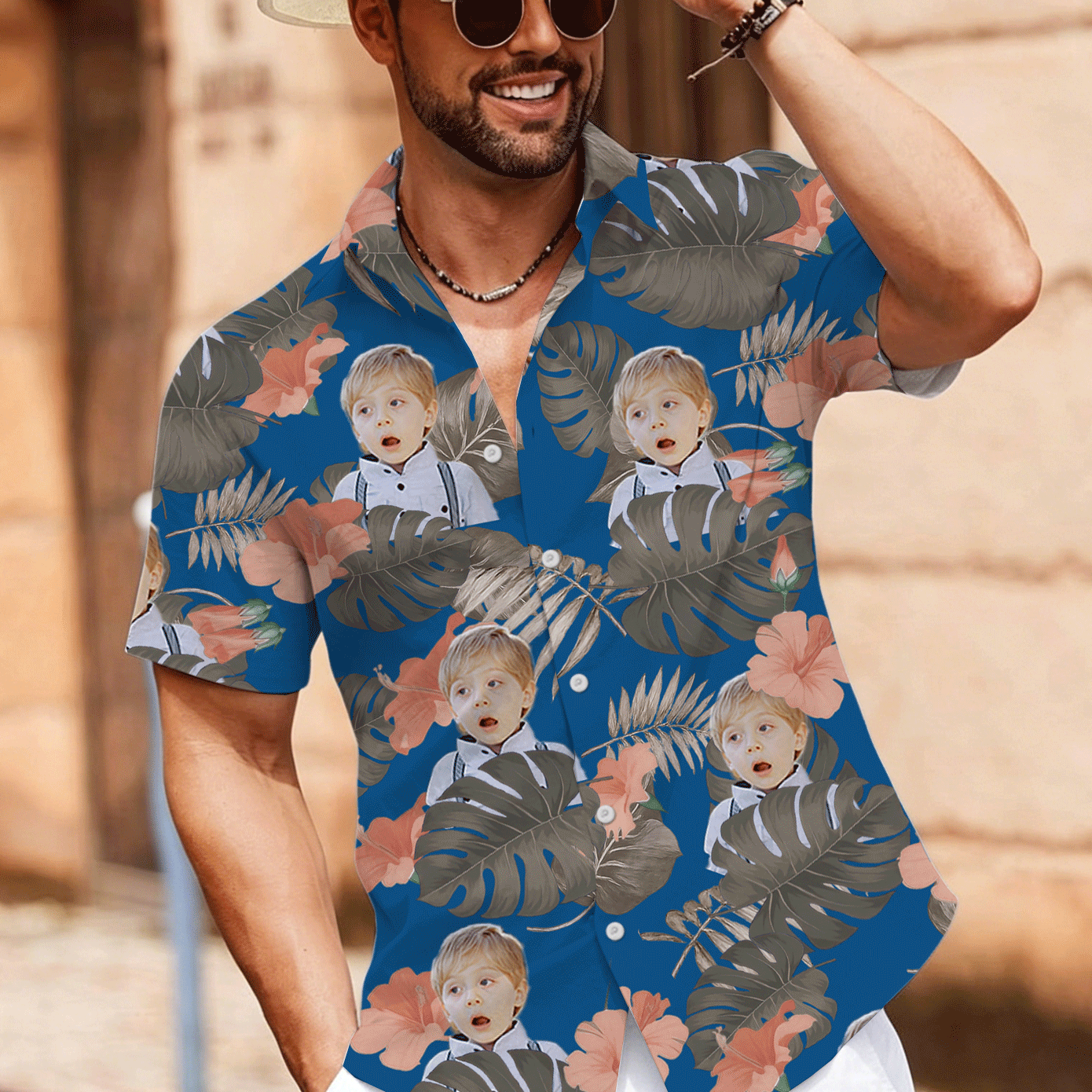 Custom Family Parent Child Hawaiian Shirt — Family Gift HCBG7