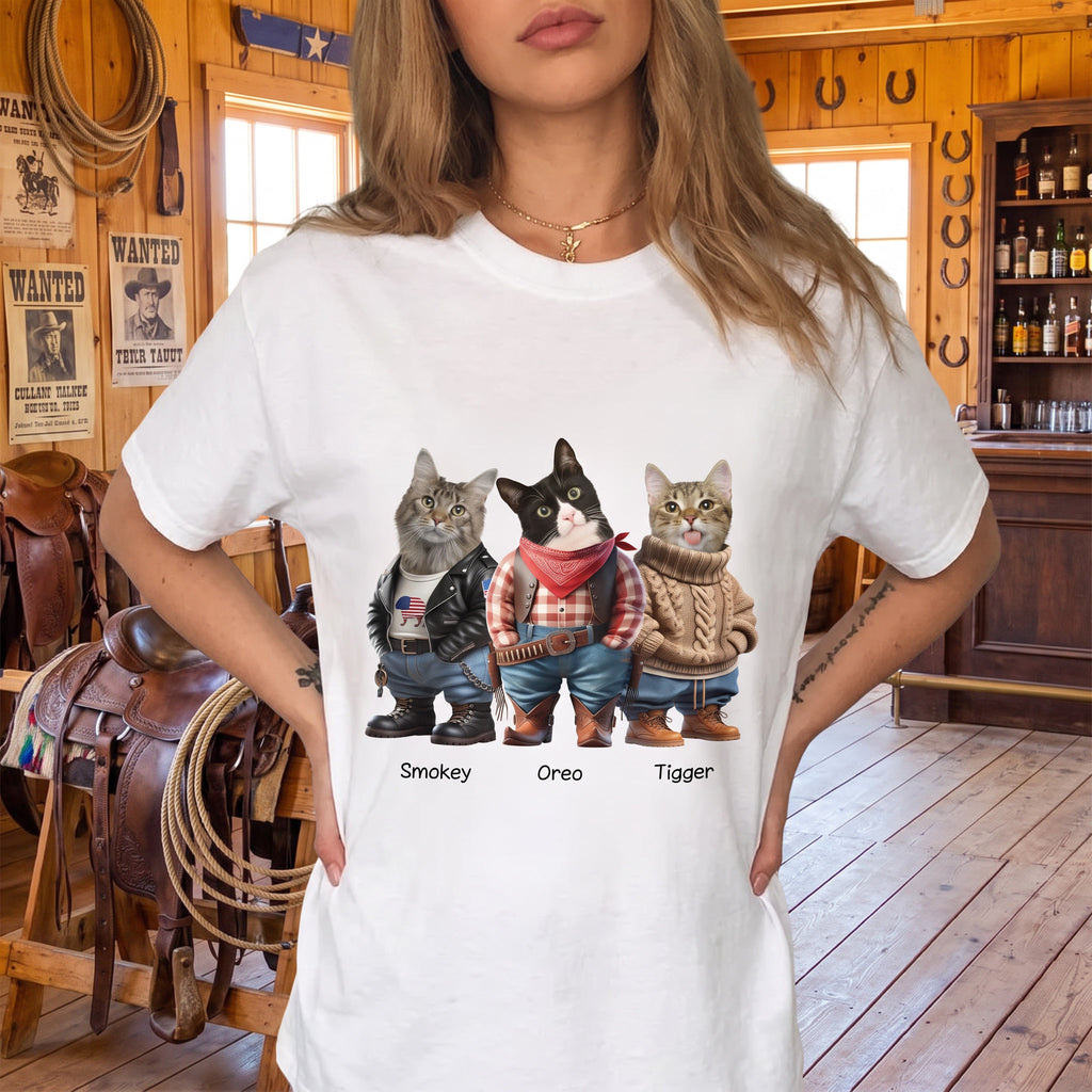 Custom Cool Dog Cat Career Uniforms T-Shirt — Gift for Pet Lovers P7GR4