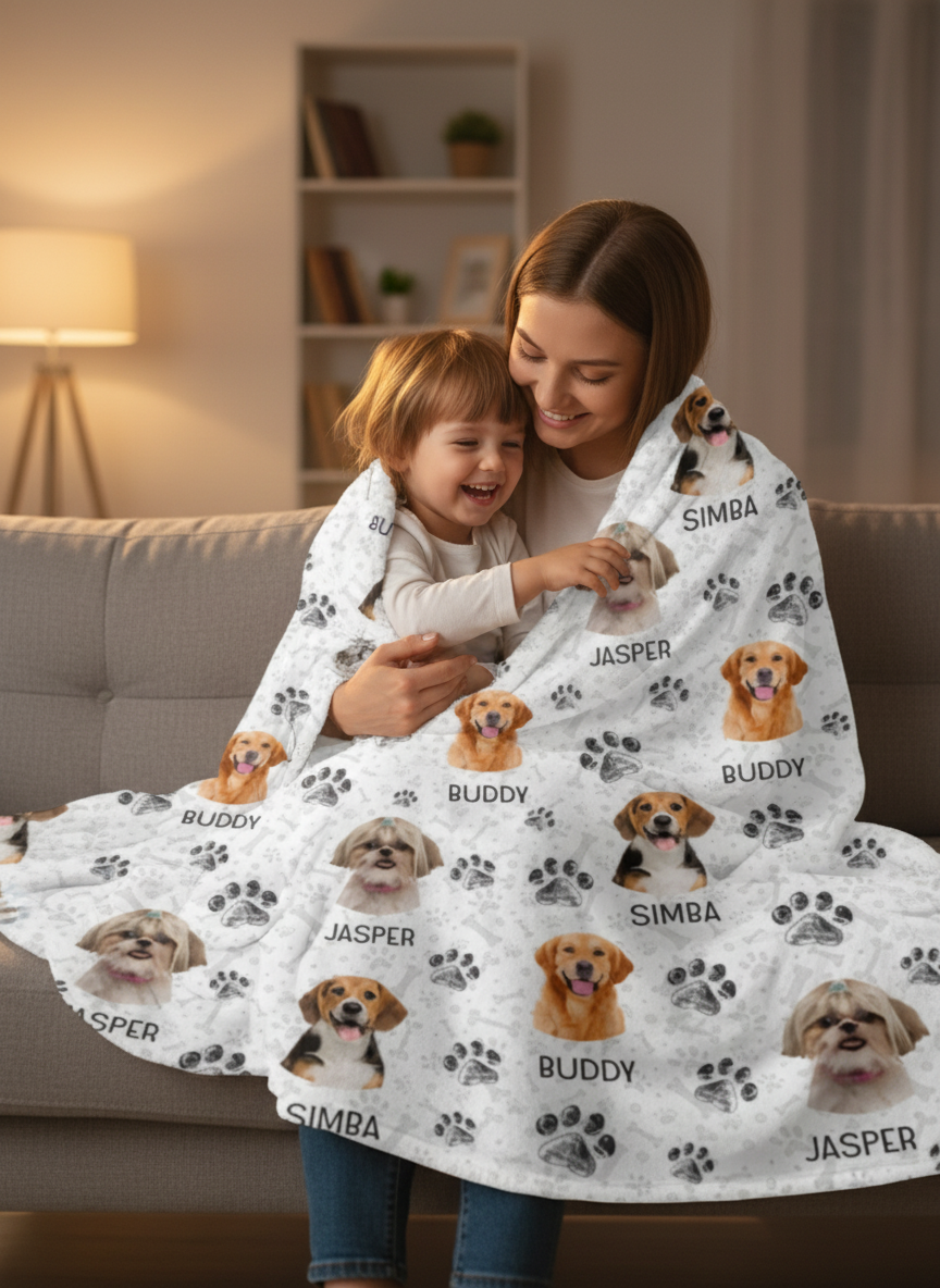 Custom pet gift for dog and cat lovers - Personalized present from GoldMonkey Print