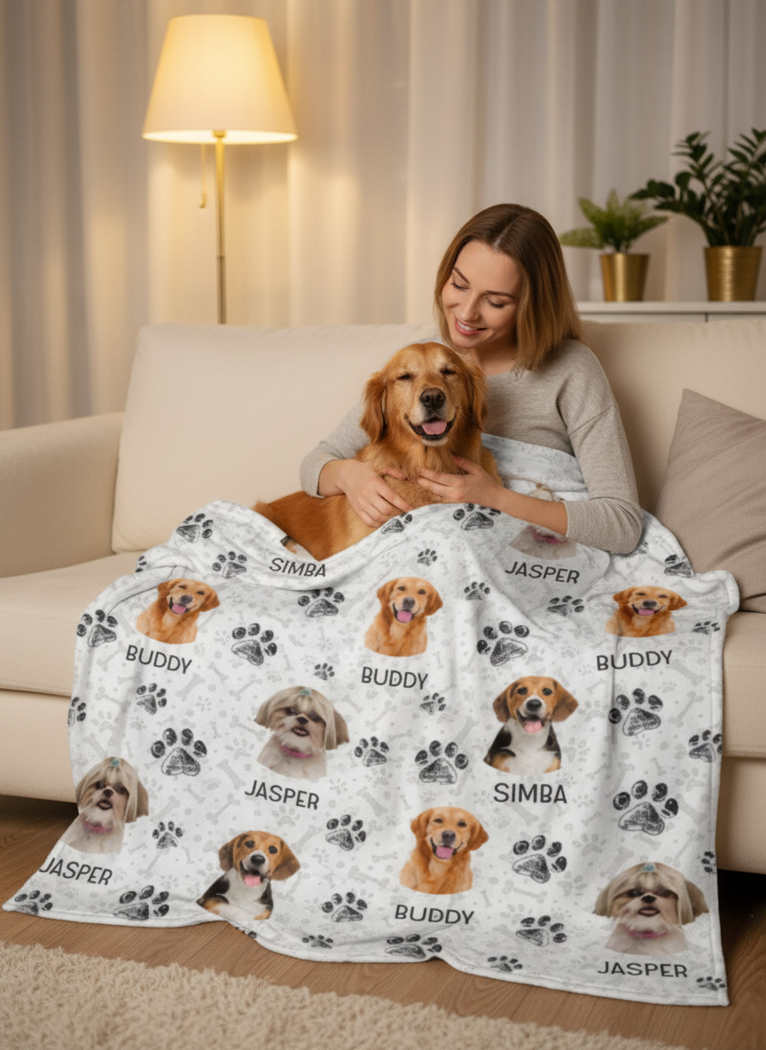 Custom pet gift for dog and cat lovers - Personalized present from GoldMonkey Print