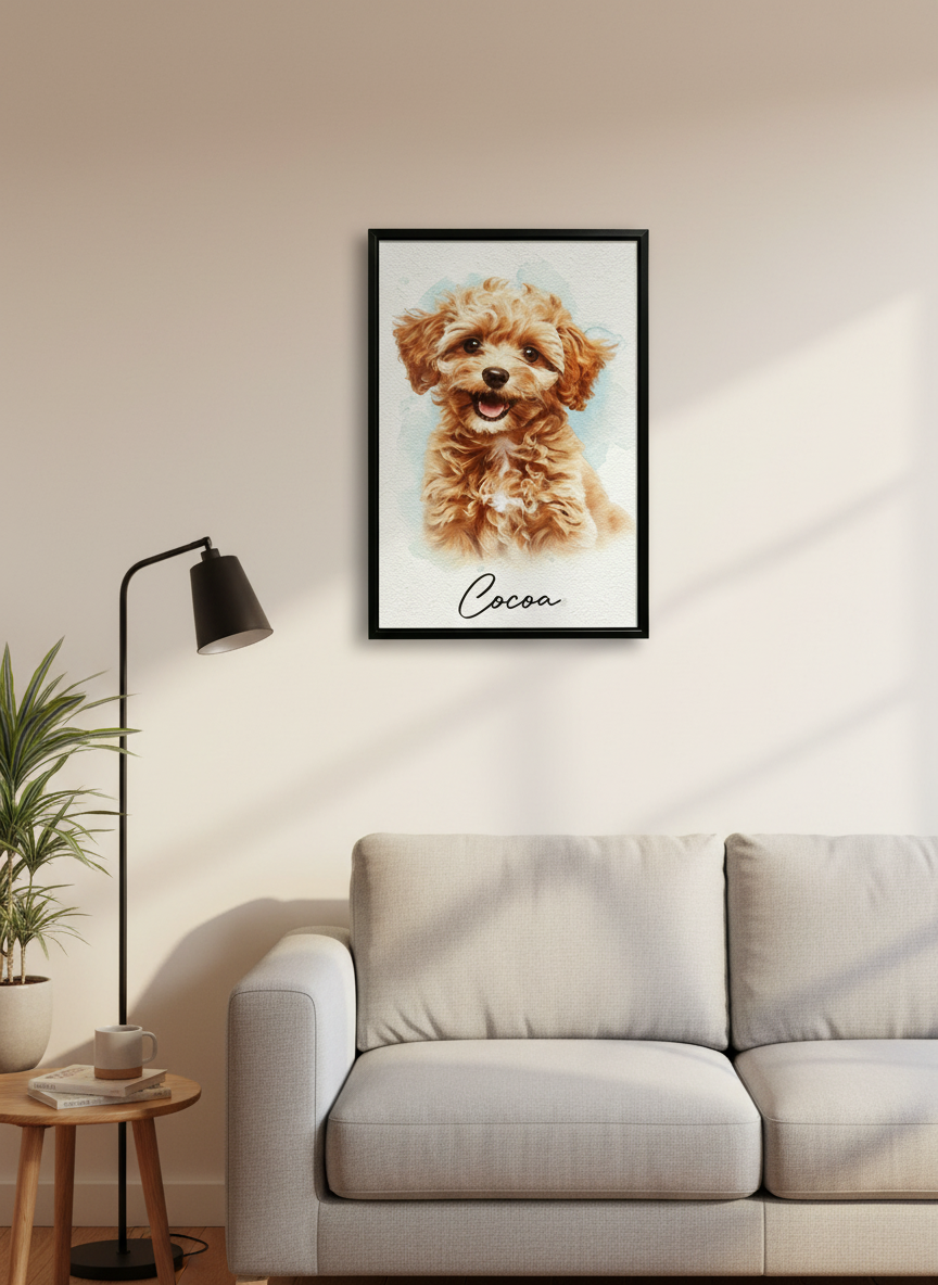 Custom pet gift for dog and cat lovers - Personalized present from GoldMonkey Print