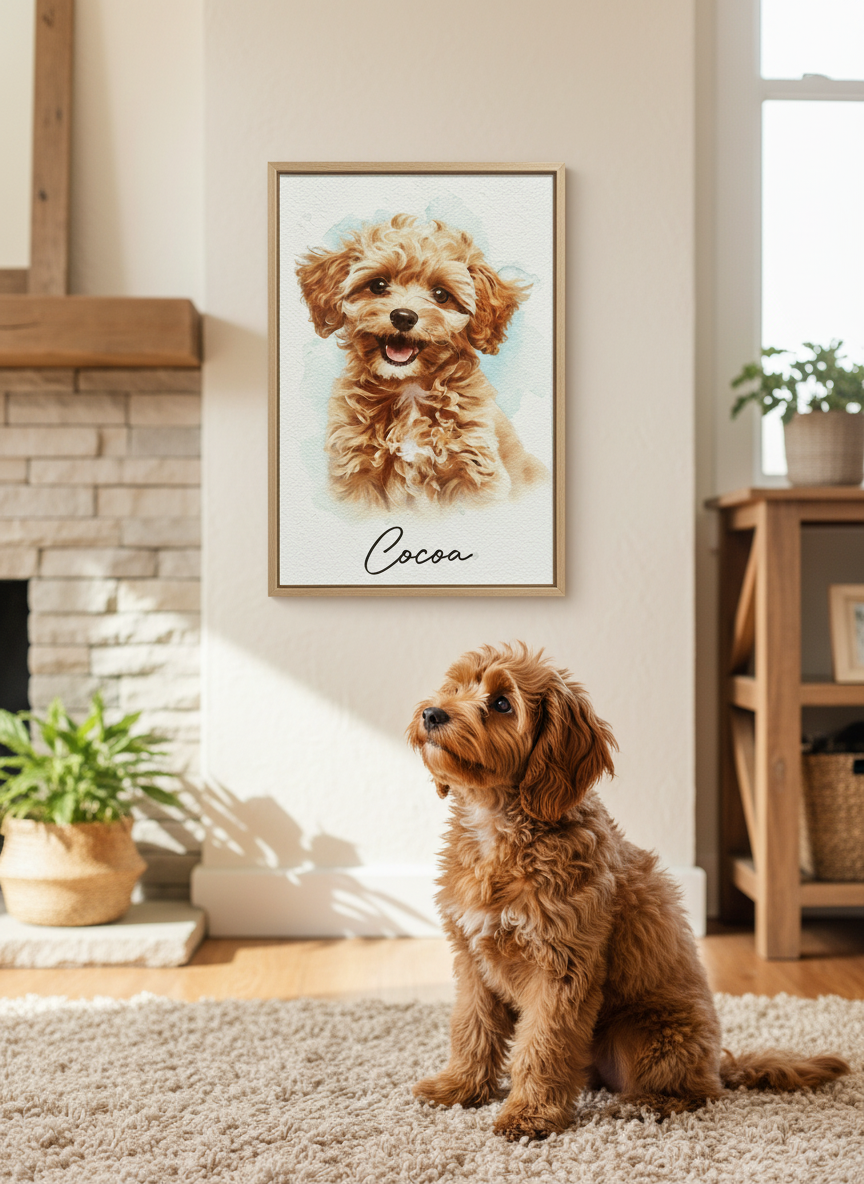 Custom pet gift for dog and cat lovers - Personalized present from GoldMonkey Print