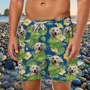 Personalized Beach Short Upload Photo Dog Cat For Men 888378