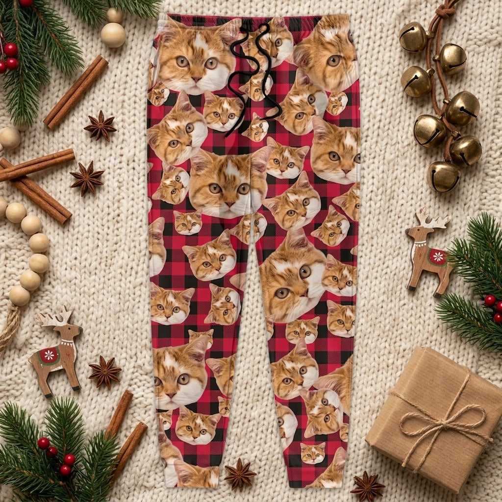 Custom Cat Photo For Men And Woman Sweatpants
