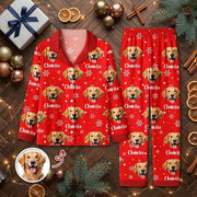Custom Photo Dog Cat Christmas Pajamas For Pet Lovers