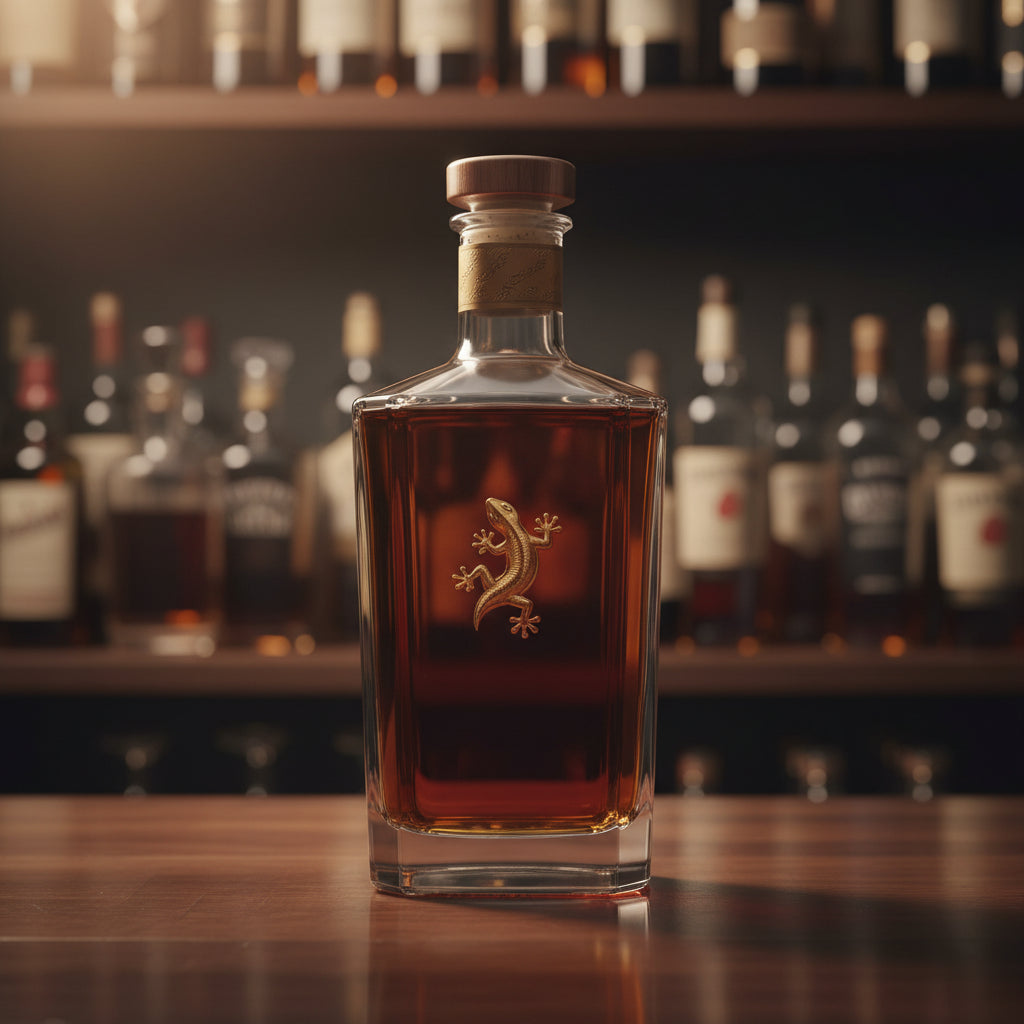 Custom Face Photo And Name On Whiskey Bottle