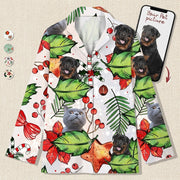 Custom Photo Christmas Dog Cat Pajamas