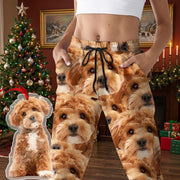 Customized Sweatpants Upload Photo Dog Cat For Men and Women's 888950 54298