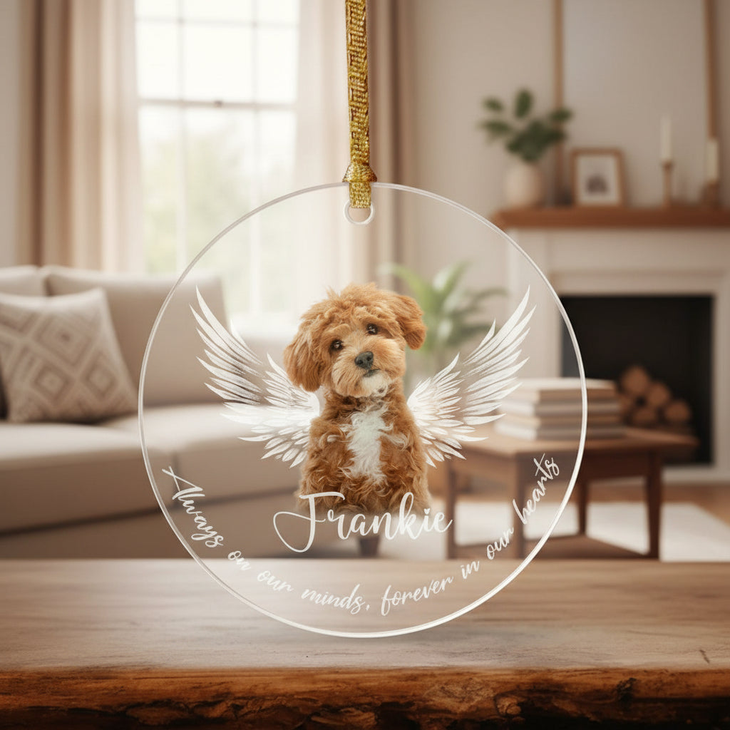 Custom Photo Not A Day Goes By Memorial Dog Cat Acrylic Orna