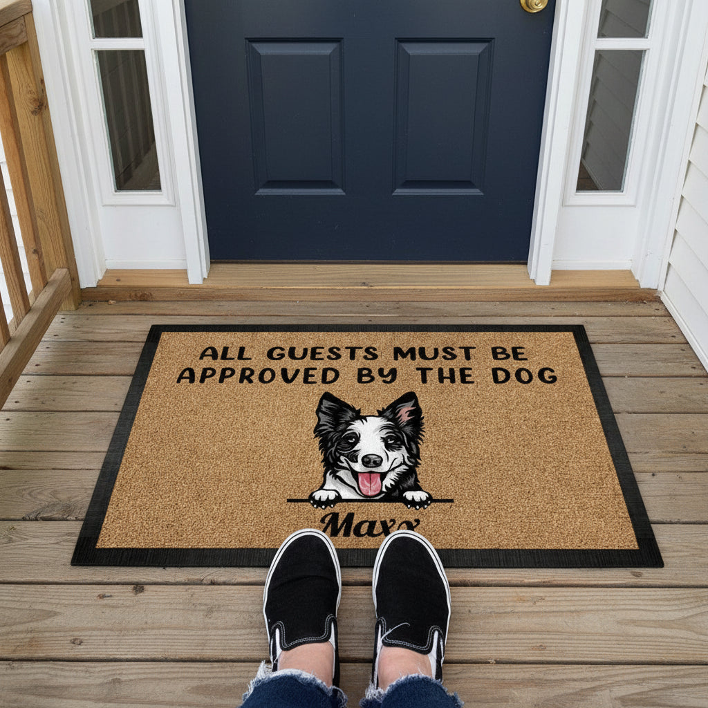 No Need To Knock Doormat, Dog Lover Gift, Custom Quotes HN59