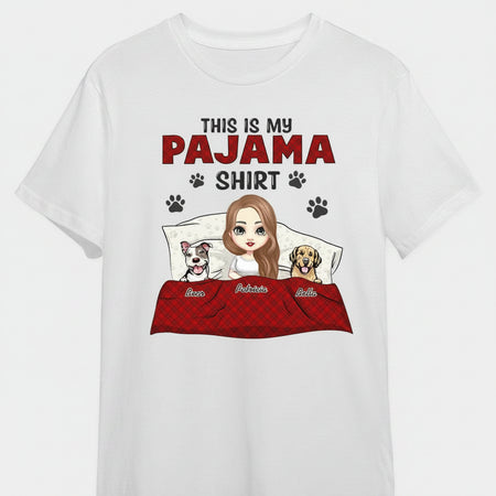 Custom This Is My Pajamas Dog T-shirt — Gift for Dog Lovers TPKDZ