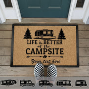 Life Is Better At The Campsite Camping Doormat K228 HN590 89