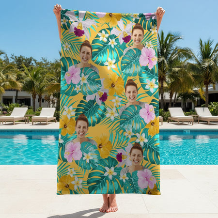 Custom Human Tropical Beach — Custom Gift 8NBZD