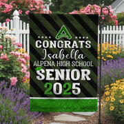 Upload School Logo Class of 2025 Graduation Garden Flag N304