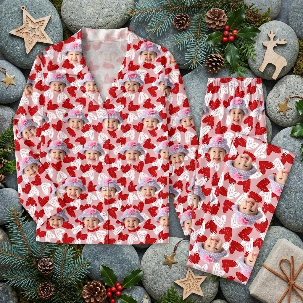 Custom Photo Portrait Face Pajamas