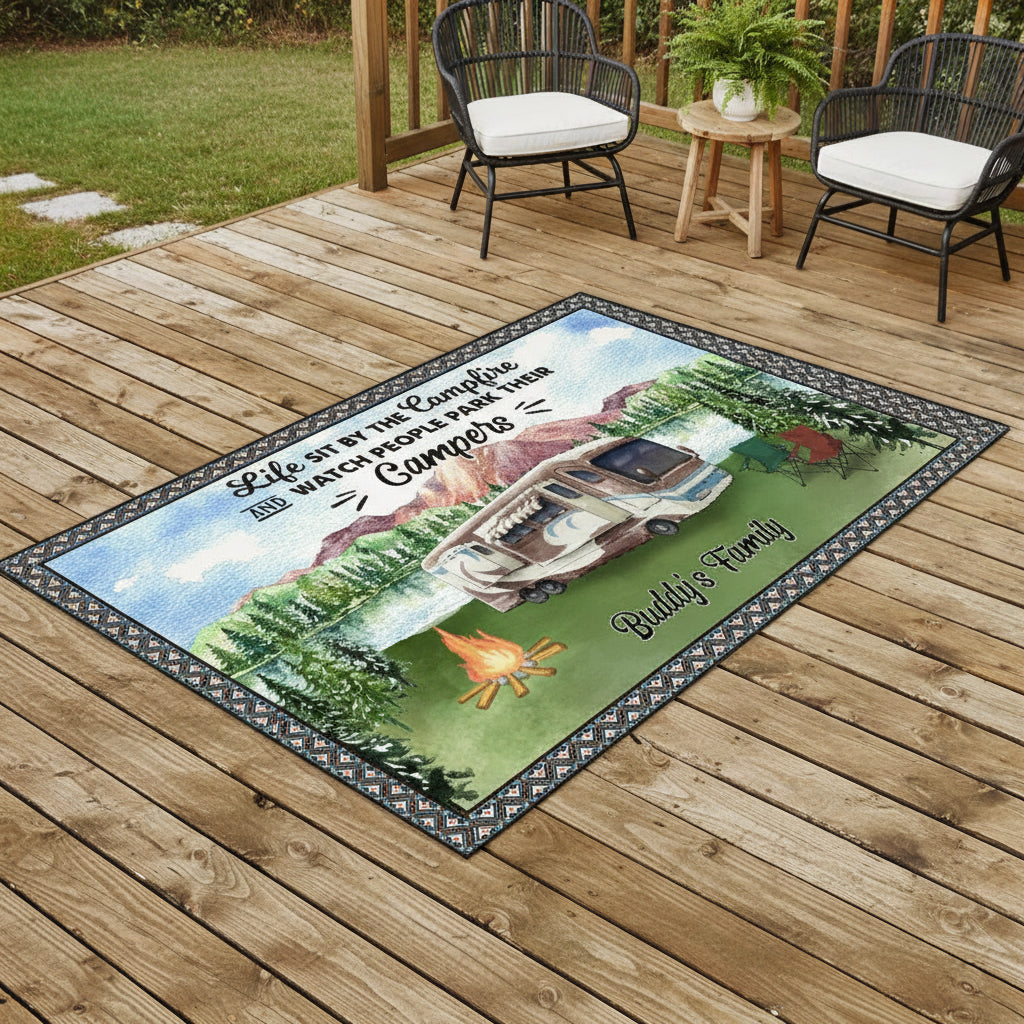 Camping Patio Rug, Patio Mat HN590