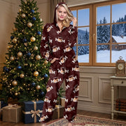 Custom Photo Cat Dad Cat Mom Onesie Pajamas For Cat Lovers