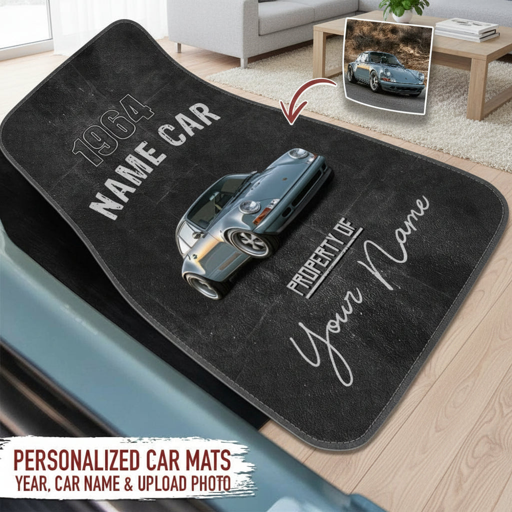 Custom Photo Property Of You Car Mats DA199