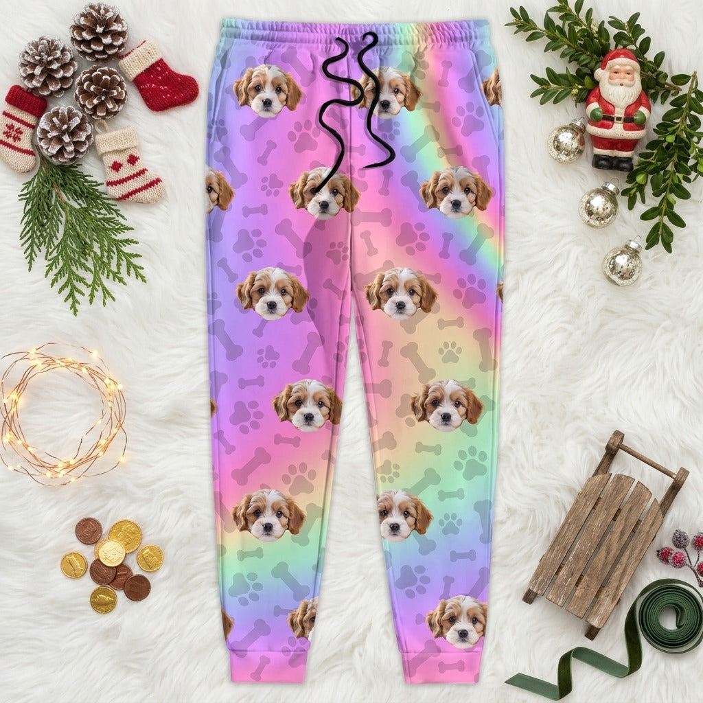 Custom Photo Dog Cat Men and Women's Sweatpants