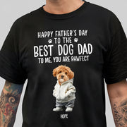 Custom Face Photo Best Dog Dad Dog Mom Dark Sweatshirt For D