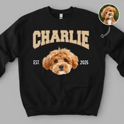 Custom Dog Photo And Name Sweatshirt For Dog Lover TH10 8968