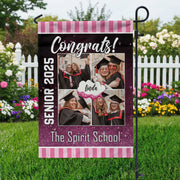 Custom Photo Congrats Graduation Garden Flag TA29