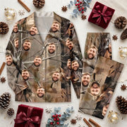 Custom Photo With Camo Background Dog Pajamas