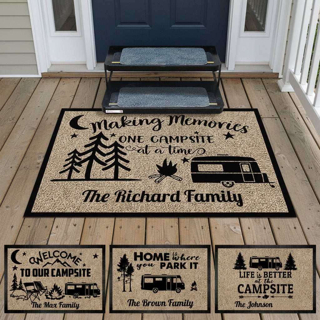Making Memories One Campsite At A Time Camping Doormat K228