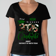 Custom Photo Proud Family Of A Graduate Graduation Dark Shir