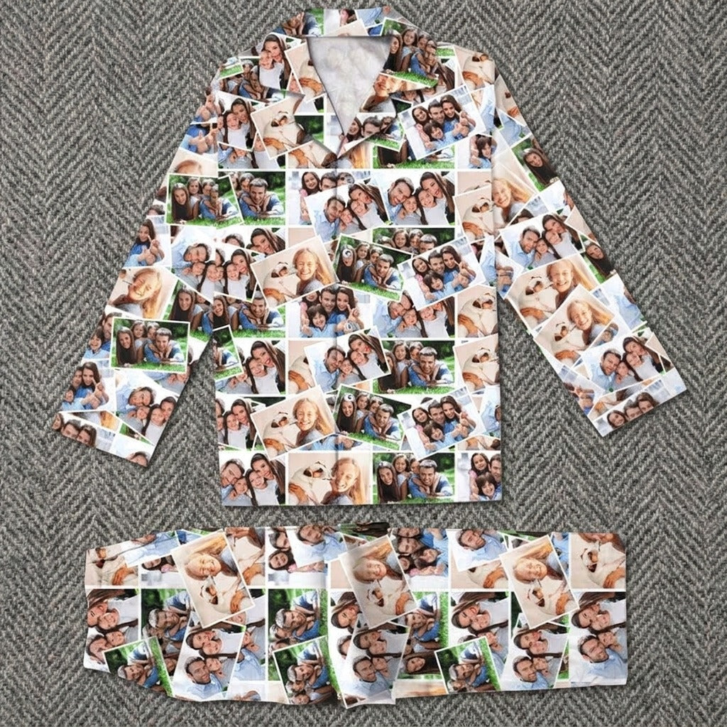 Custom Photo Family Gift Pajamas